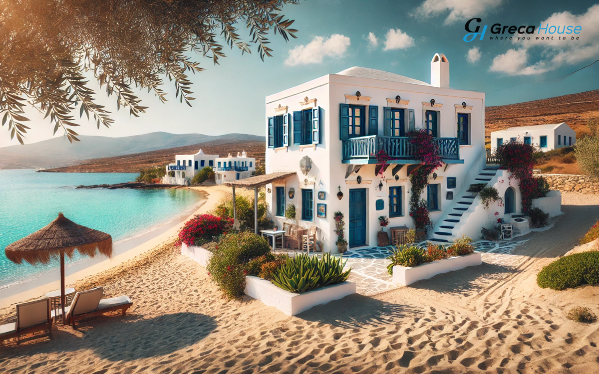 seafront properties greece