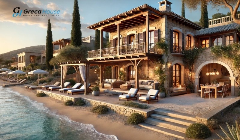 seafront properties in greece